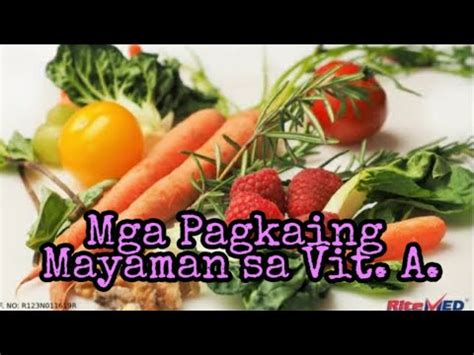 pagkaing mayaman sa vitamin a|10 Pagkain na Mayaman sa Vitamin A .